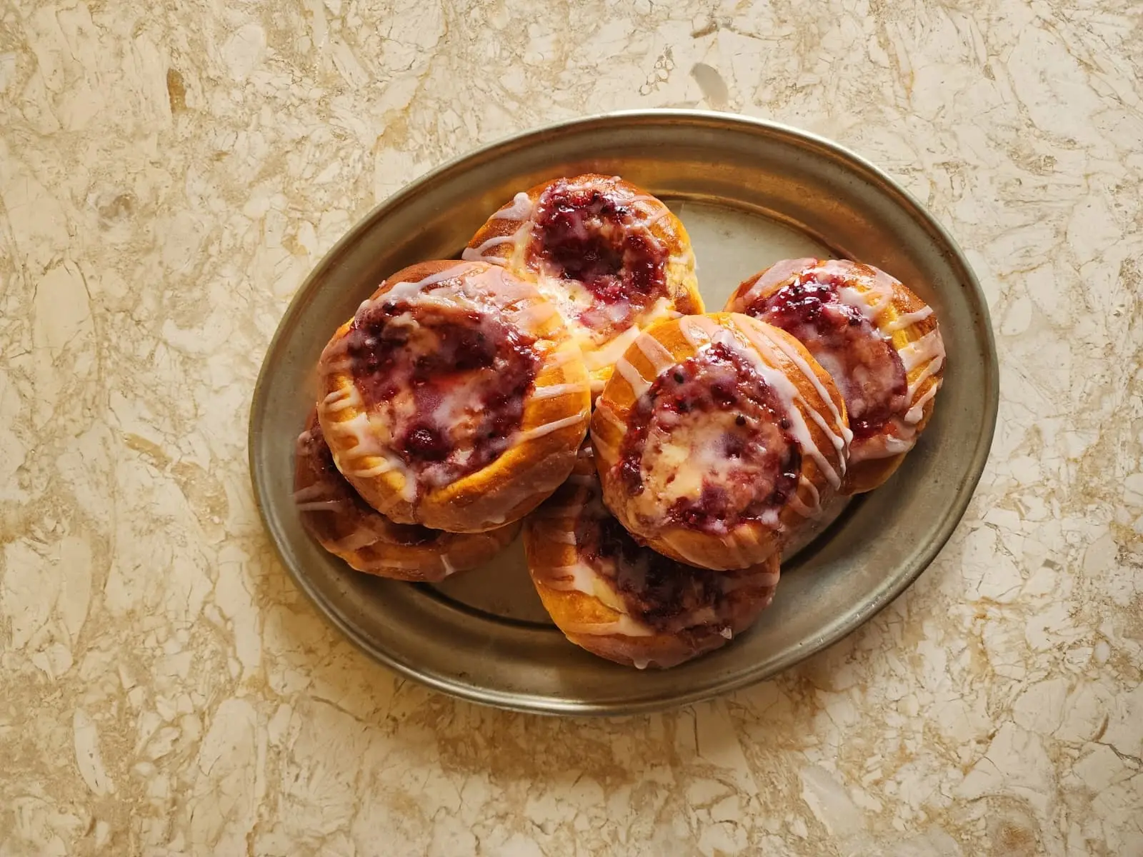 Raspberry and Cream Cheese Kolaches