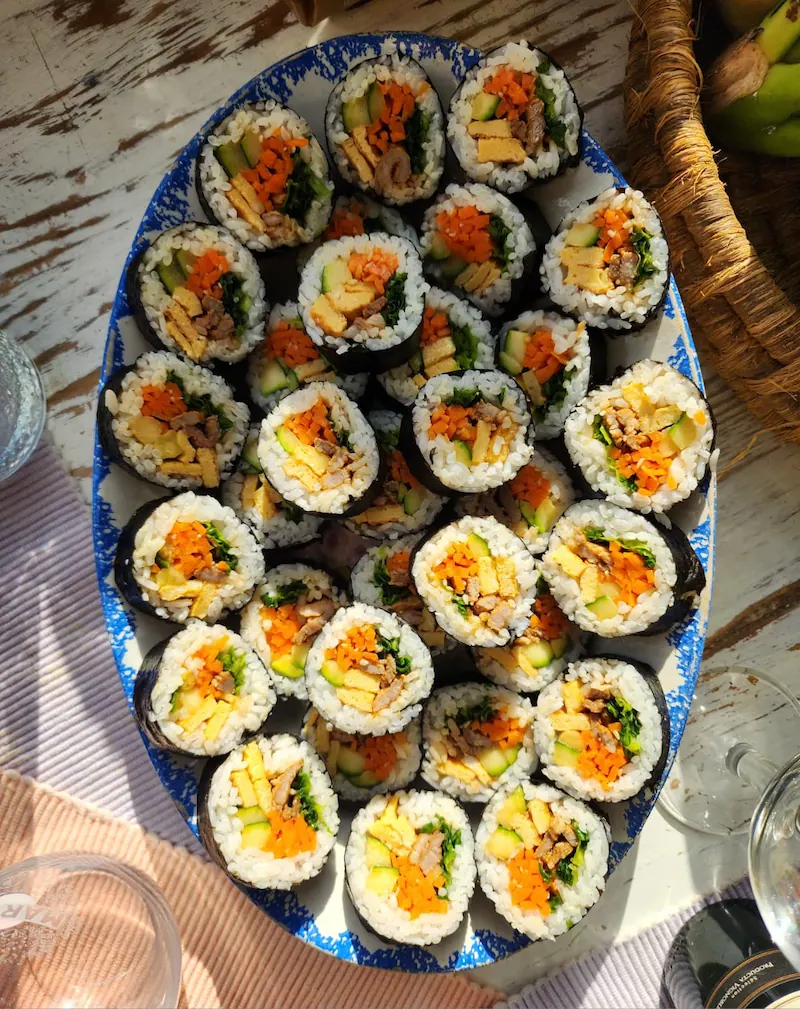 Traditional Gimbap